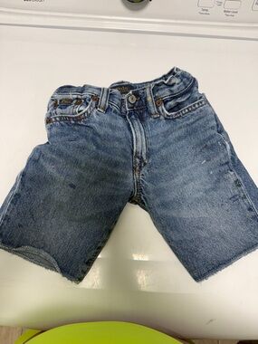 Ralph Lauren Polo Paint Splatter Denim Shorts